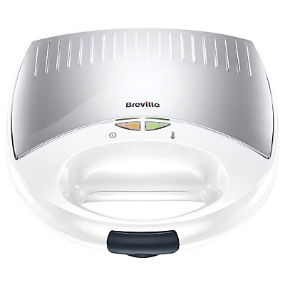 Breville VST027 Sandwich Toaster, White Stainless Steel Breville VST027 Sandwich Toaster, White Stainless Steel